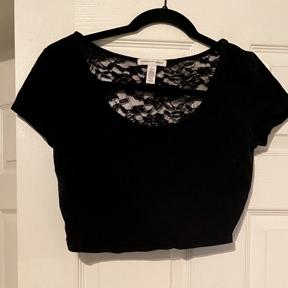 Black Crop Top